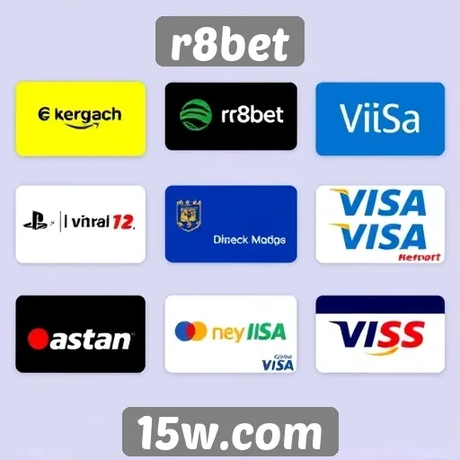 Diversidade de métodos de pagamento no r8bet