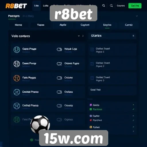 Análise das funcionalidades do site r8bet