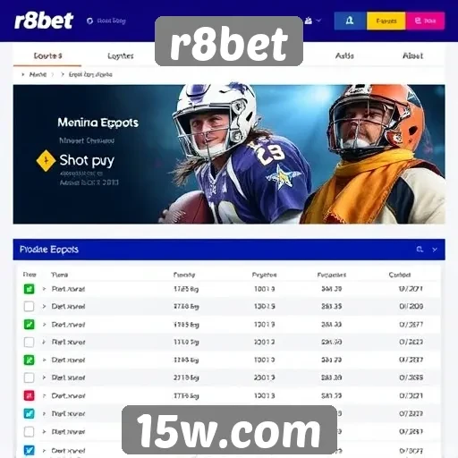 Apostas esportivas em destaque no r8bet