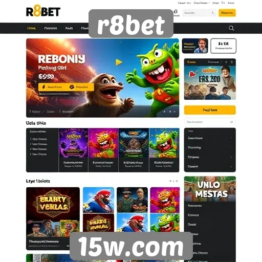 Análise da interface do usuário no site r8bet